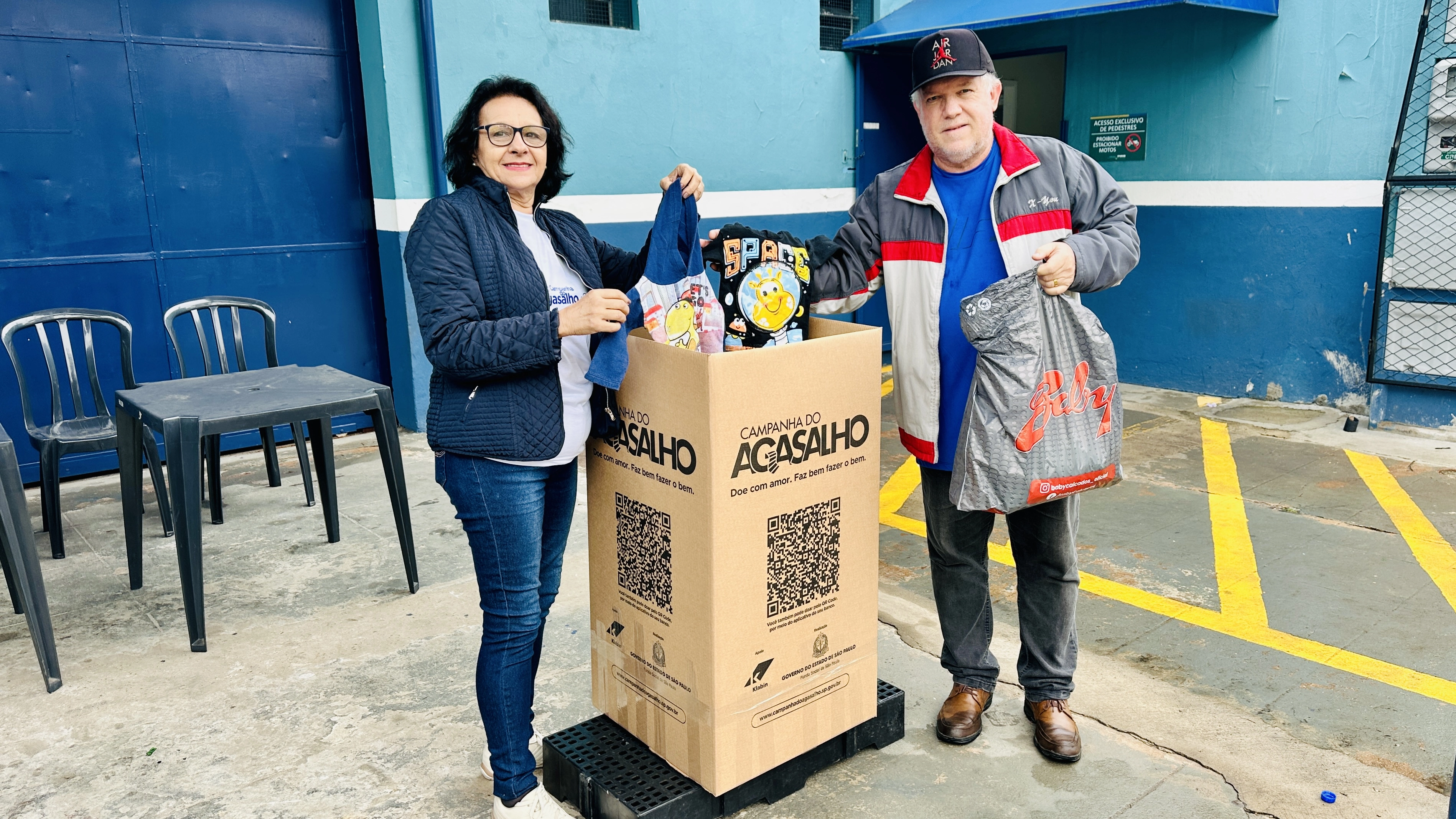 Campanha do Agasalho 2026 arrecadou 8 toneladas de peças de inverno