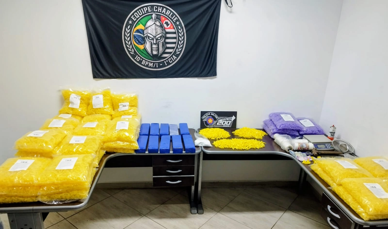 Polícia Militar apreende mais de 11 quilos de drogas durante ocorrência de tráfico em Piracicaba