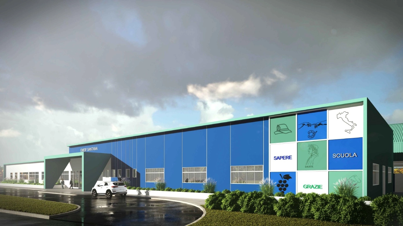 Nova escola de Santana será a primeira municipal com geração de energia solar