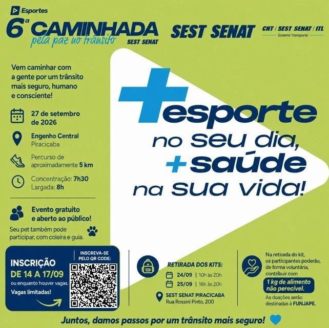 Semana Nacional de Trânsito começa nesta sexta-feira, 18/09, com ações no TCI