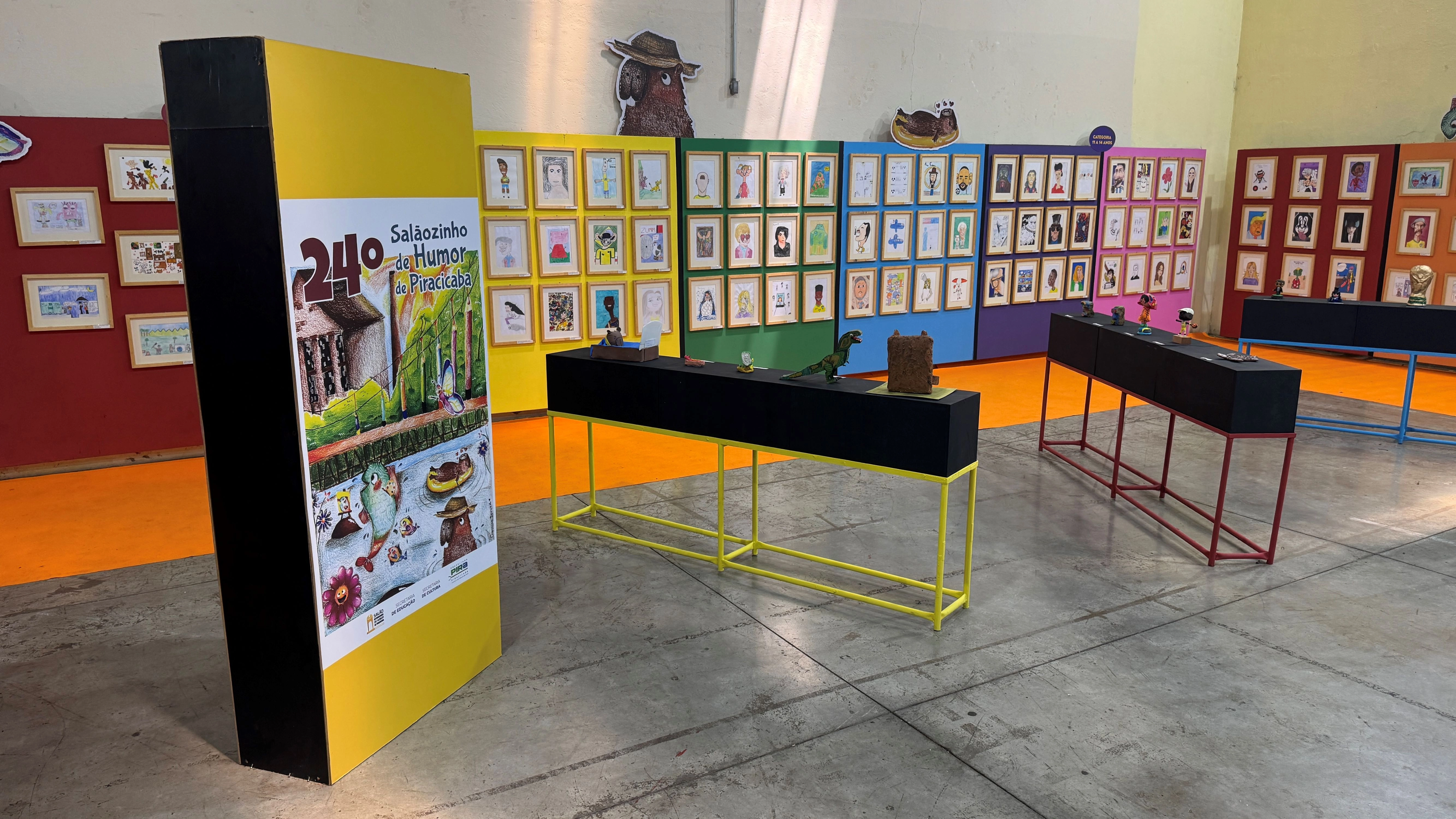 24º Salãozinho de Humor exibe 116 obras de crianças e adolescentes