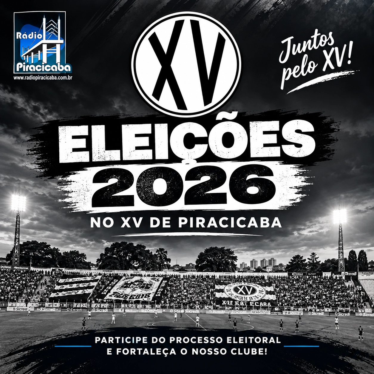 Eleições 2026: XV de Piracicaba define calendário para escolha dos novos conselhos e diretoria