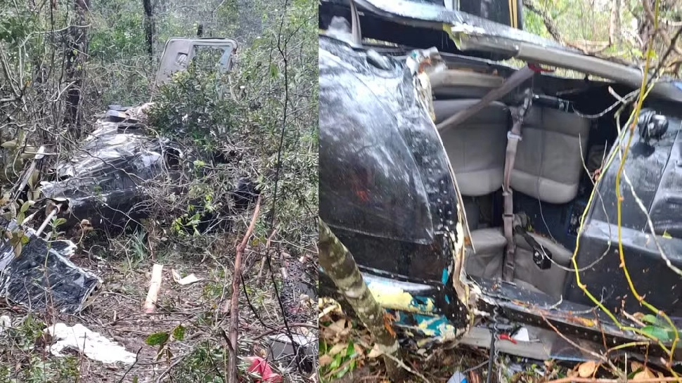 Helicóptero com cantor Rick é encontrado em Santa Catarina; cinco pessoas morreram