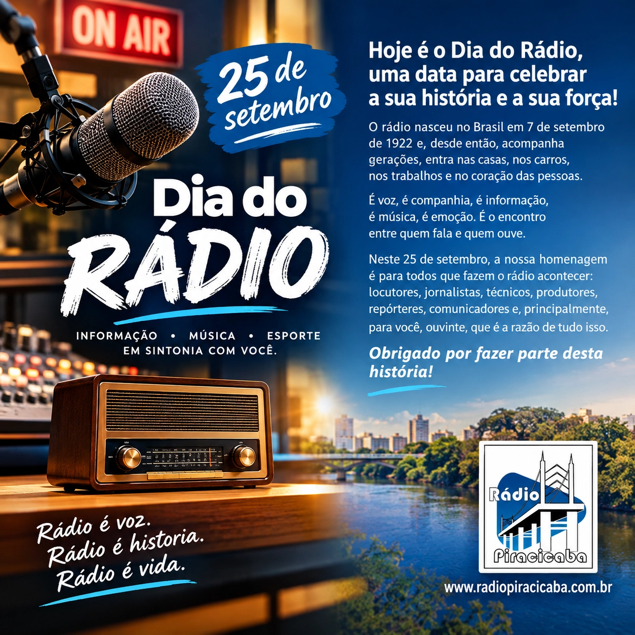 O rádio que mora dentro da gente