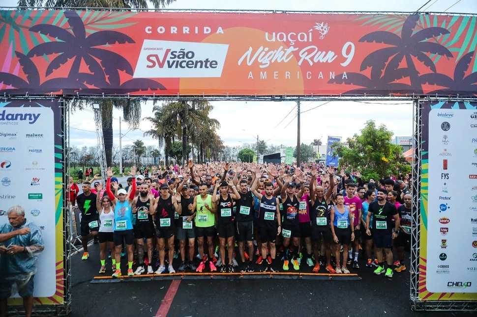 Corrida São Vicente Uaçaí completa 10 anos como uma das principais provas noturnas de Americana e da região