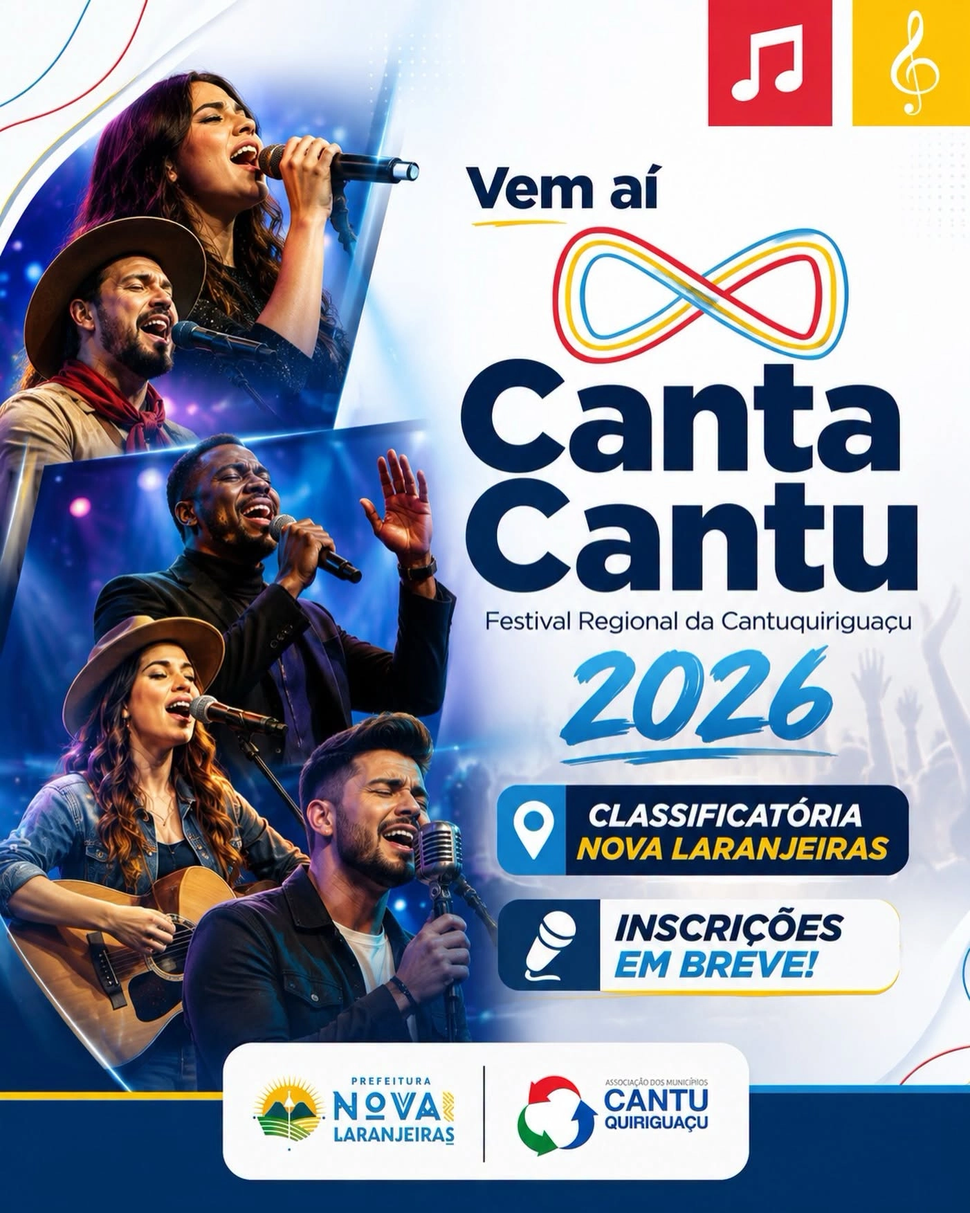 Vem aí o Canta Cantu 2026 em Nova Laranjeiras