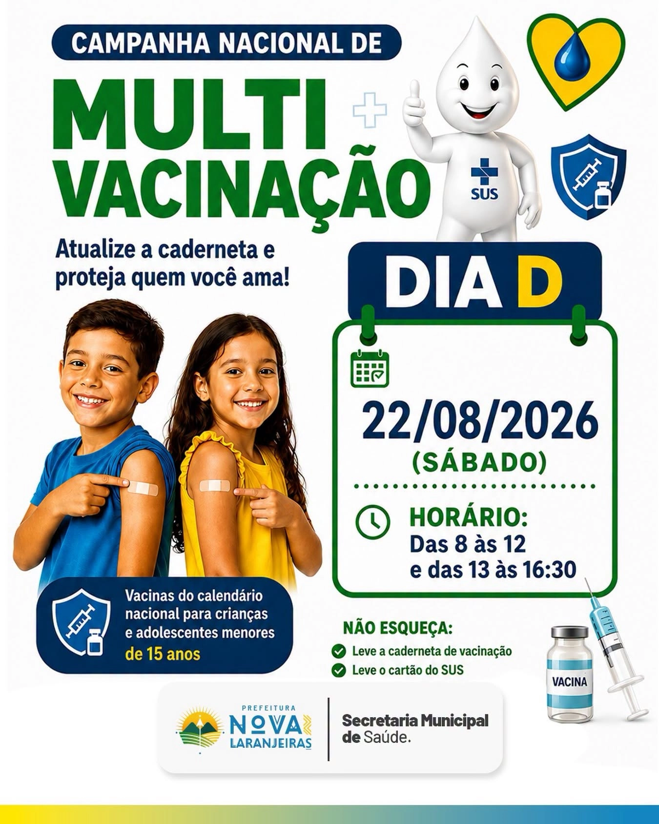 Dia D da Multivacinação em Nova Laranjeiras!