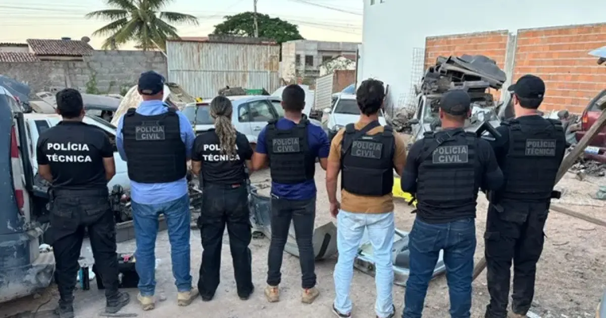 Centro de desmanche é desarticulado pela Polícia Civil em Seabra
