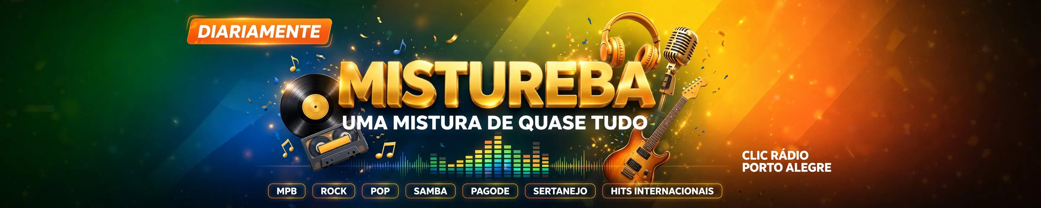Mistureba um pouco de quase tudo