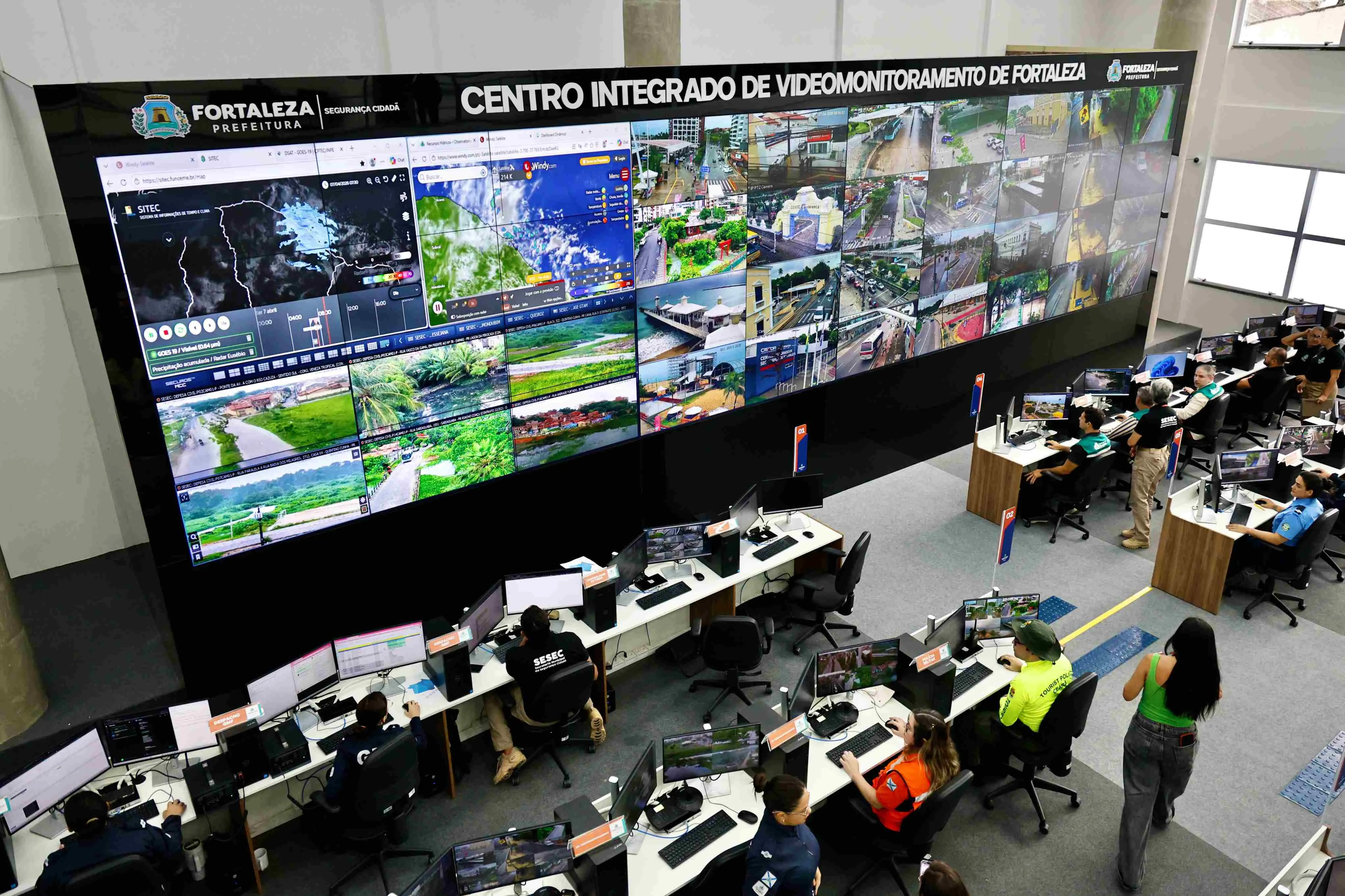 Imagens de câmeras de monitoramento de Fortaleza podem ser solicitadas pelos cidadãos; saiba como
