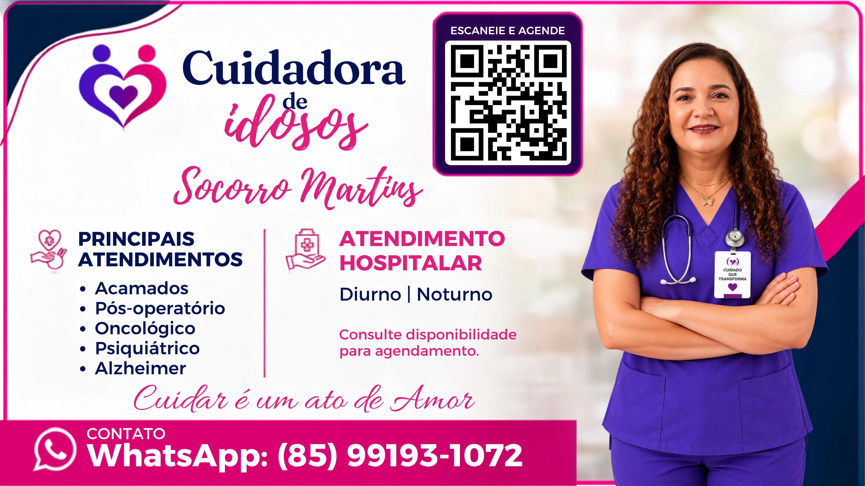 Cuidadora de Idosos - Socorro Martins