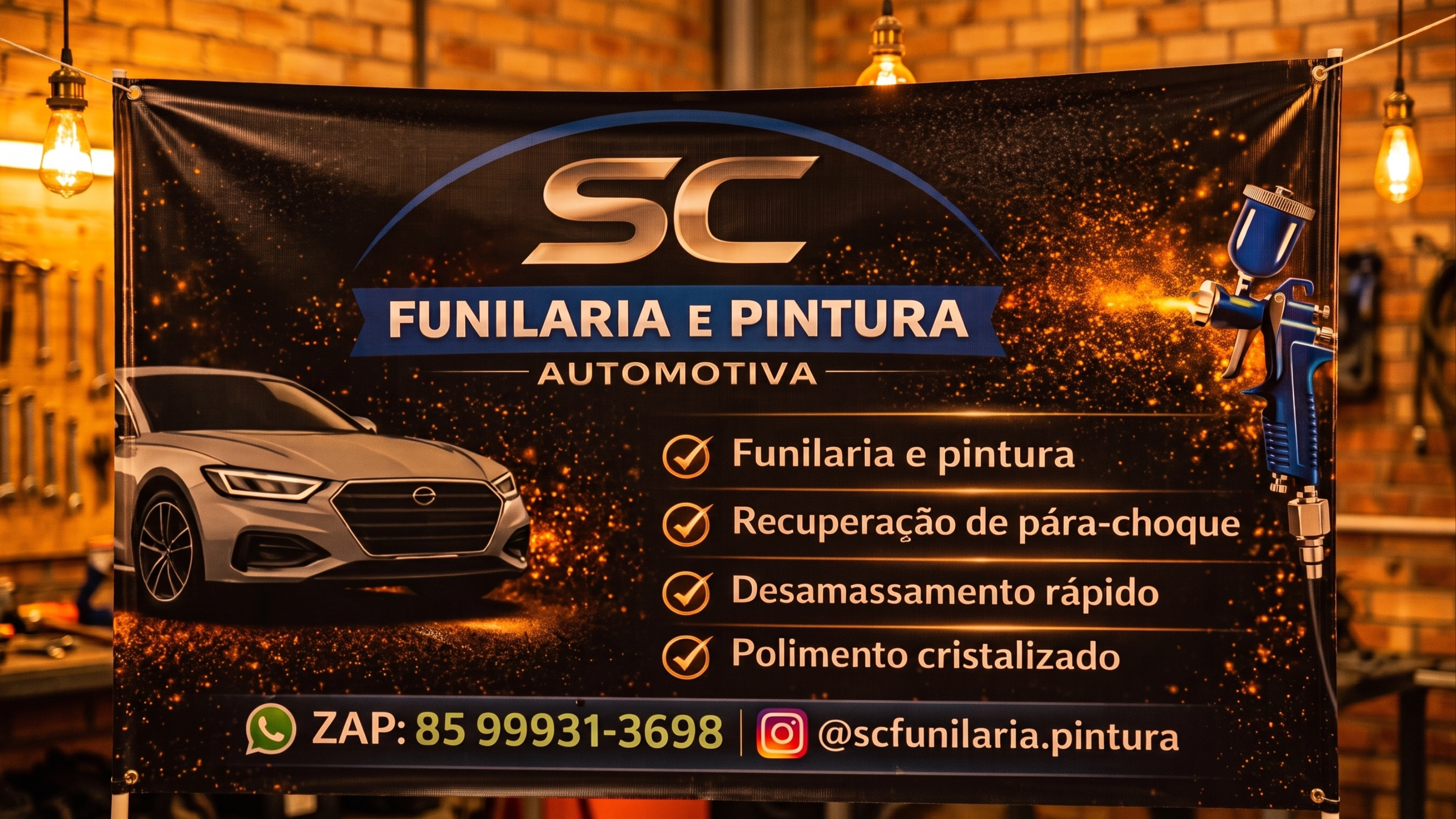 🚗✨ SC FUNILARIA PINTURA