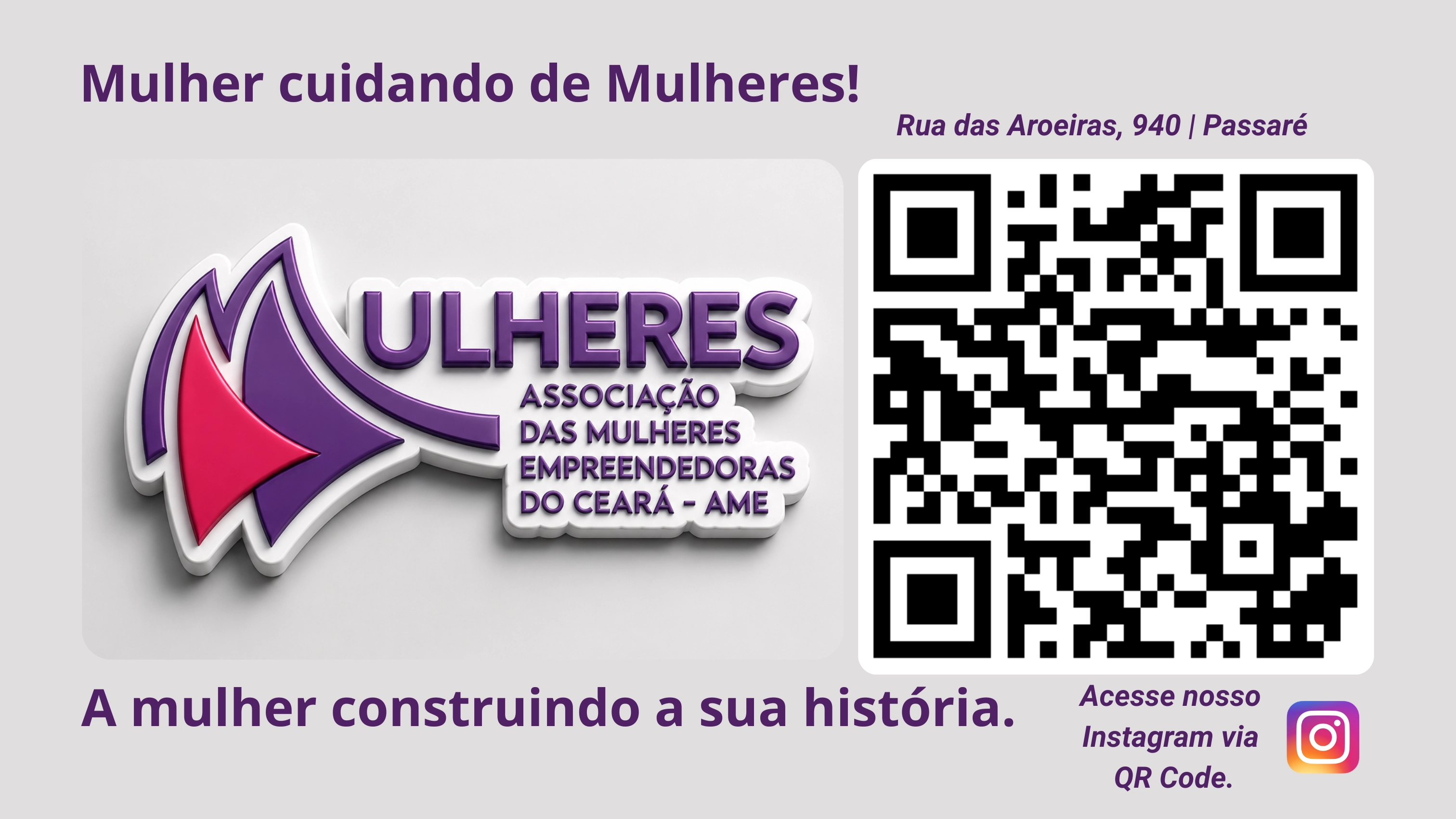 AME CEARÁ | APOIO ÀS MULHERES E AO EMPREENDEDORISMO 💜