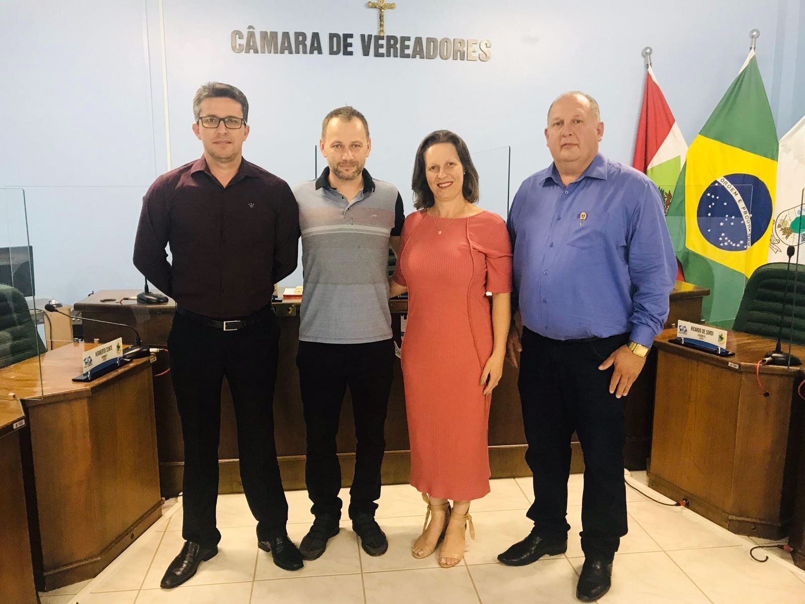 Eleita nova Mesa Diretora da Câmara de Vereadores de Erval Velho para o ano de 2022