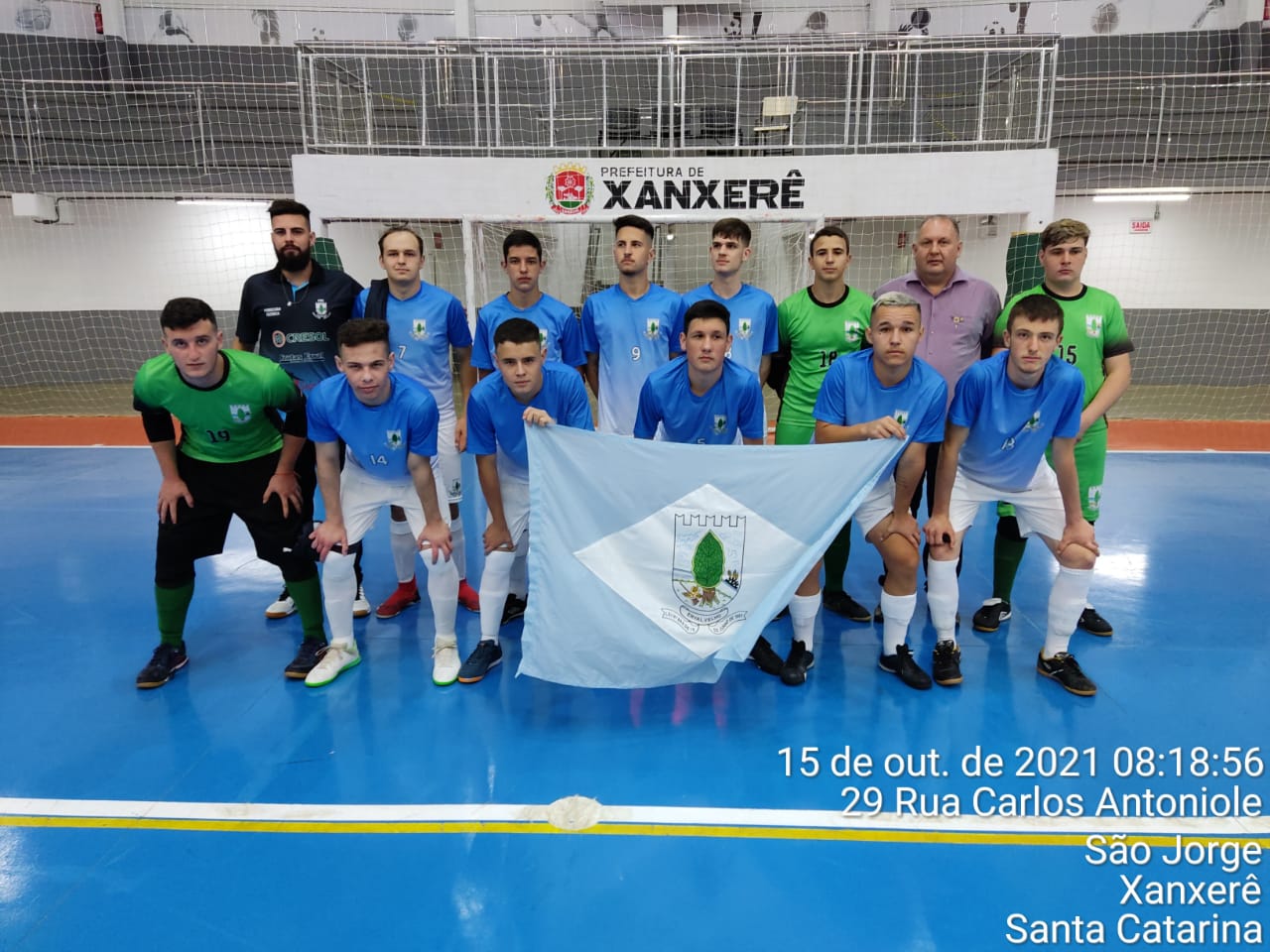 Time de Futsal de Erval Velho estreia com vitória na fase regional da Olesc