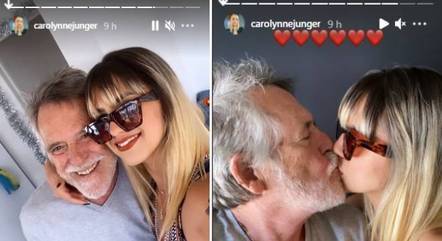 Noiva 51 anos mais nova de José de Abreu se declara ao ator