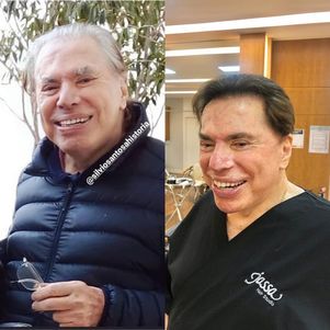 Silvio Santos muda o visual e Jassa mostra antes e depois