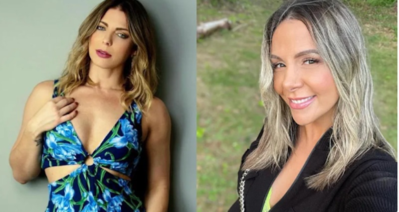 Sheila Mello nega briga com Carla Perez e diz que se arrepende de lipoaspiração
