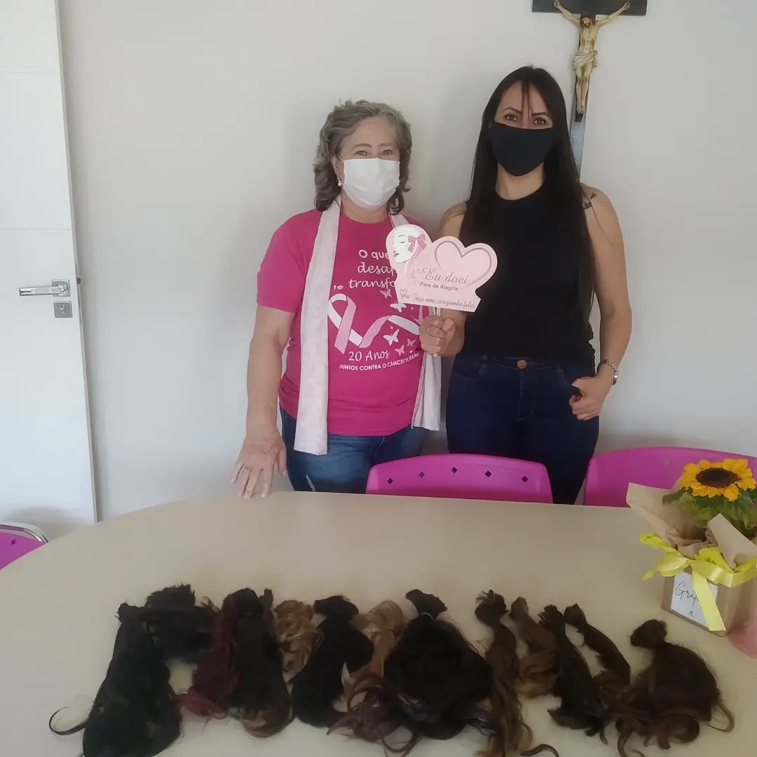 Salão de Beleza de Erval Velho incentiva a doação de cabelos para a Rede Feminina de Combate ao Câncer