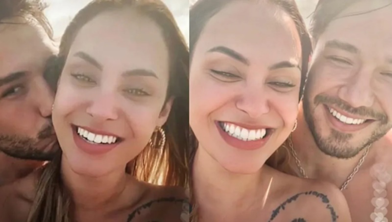 Sarah diz que tomou iniciativa com Lucas Viana: "Ele é tímido"