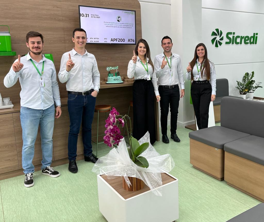 Sicredi comemora 1 ano em Erval Velho