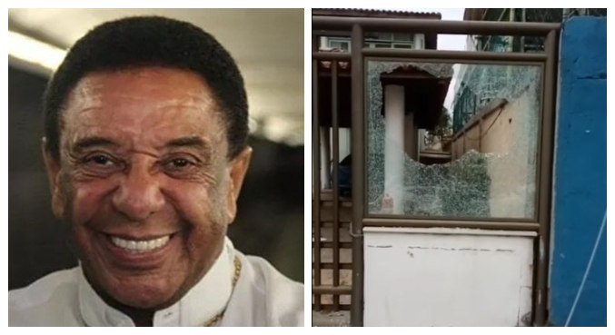 Casa de Agnaldo Timóteo no Rio é depredada e invadida 
