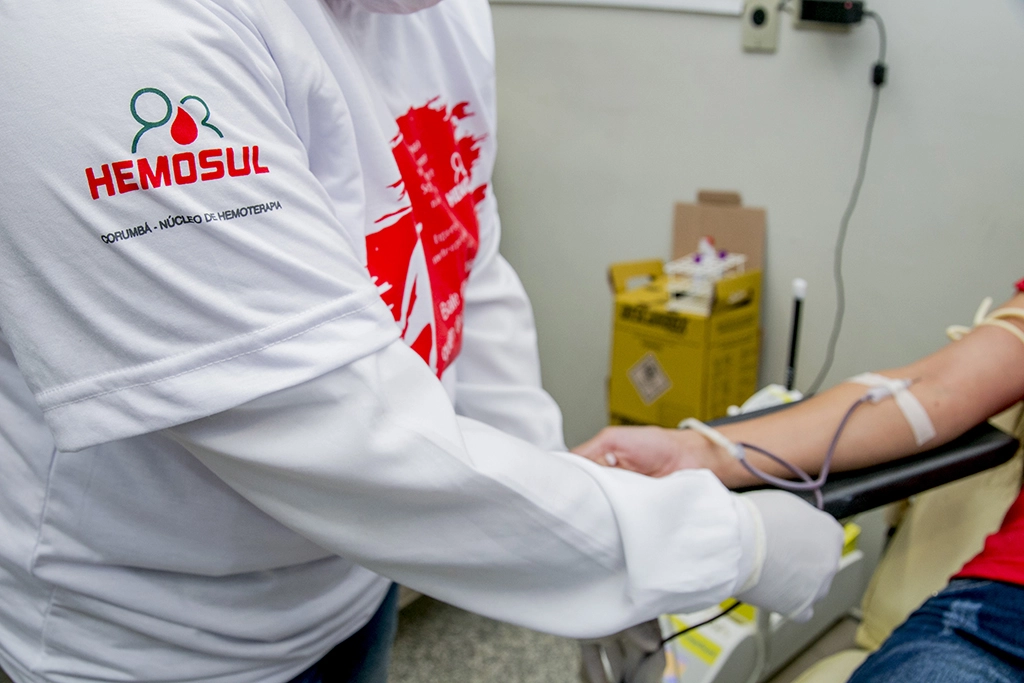 Hemonúcleo de Corumbá realiza campanha de doação de sangue neste sábado
