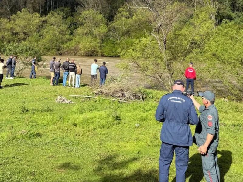 Corpo de menino de 4 anos desaparecido em Ituporanga é encontrado no Rio Itajaí do Sul