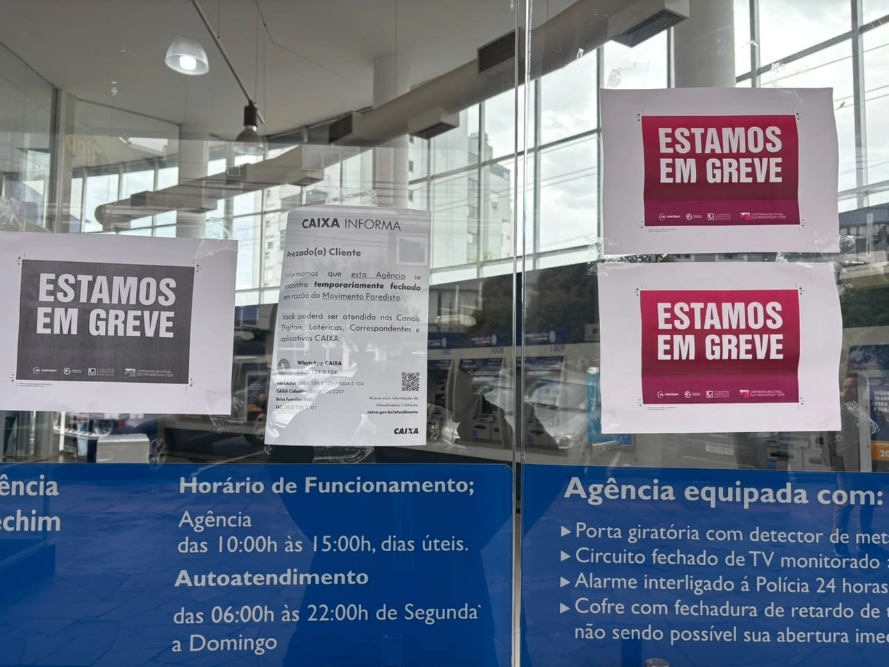 Greve da Caixa continua após trabalhadores rejeitarem proposta do banco
