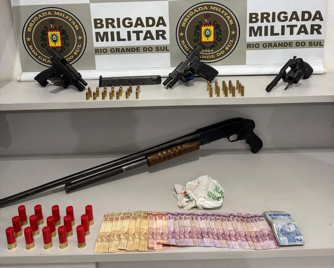 Trio é apreendido por homicídio ocorrido no bairro Paiol Grande, em Erechim