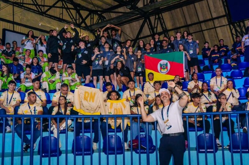 Rio Grande do Sul leva 262 estudantes aos Jogos da Juventude em Foz do Iguaçu