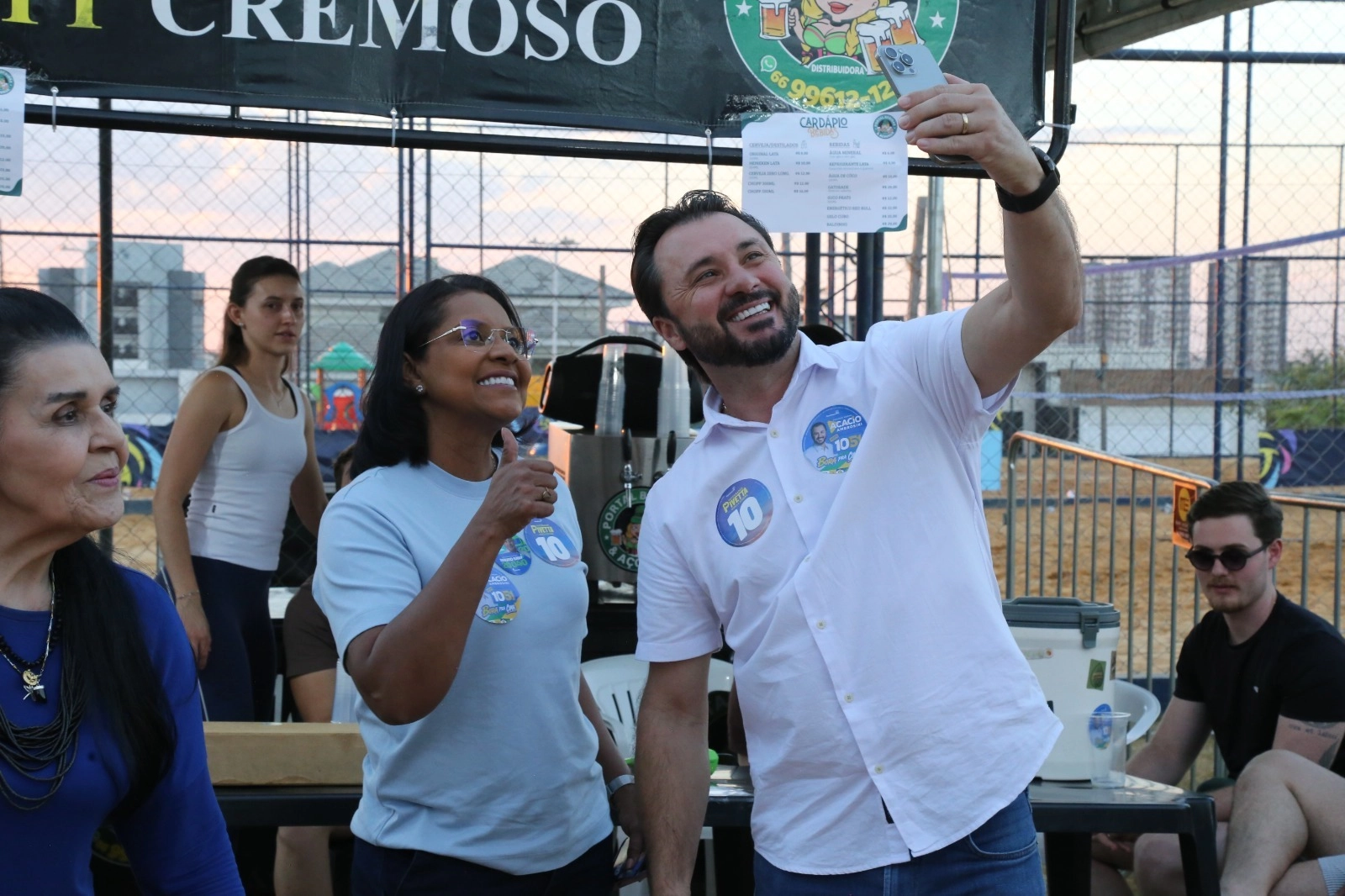Acacio recebe Gisela Simona em Sorriso e defende alinhamento político por Mato Grosso