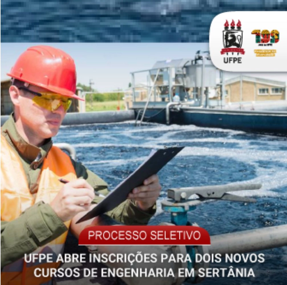 *UFPE abre 100 vagas para cursos de Engenharia no Centro Acadêmico do Sertão, em Sertânia*