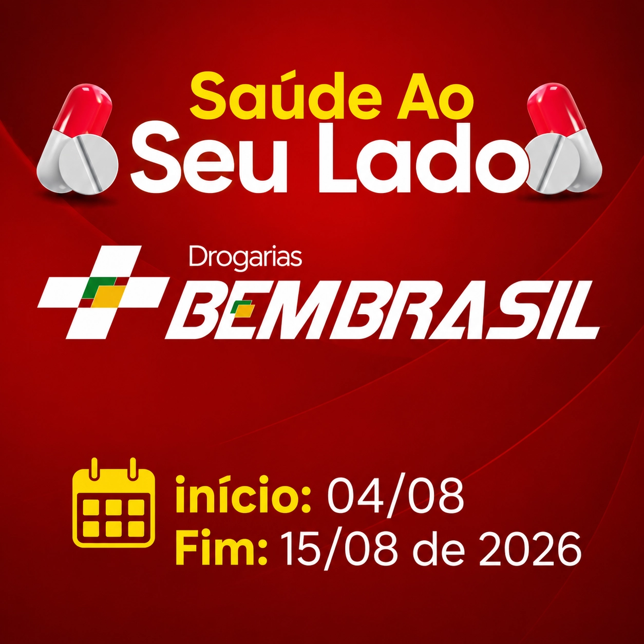 Agosto começou com economia! Drogaria Bem Brasil lança campanha com ofertas imperdíveis em Guarda dos Ferreiros