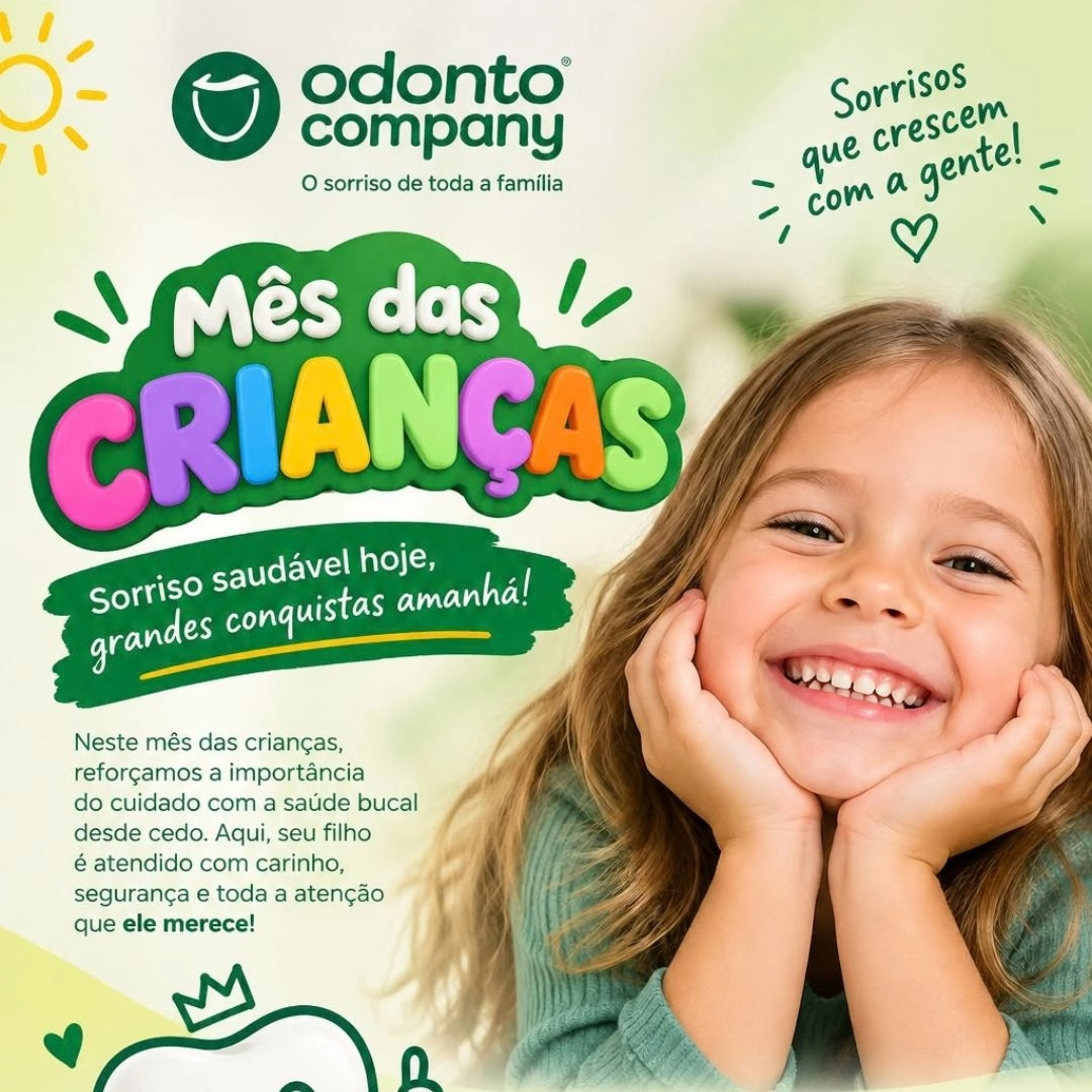 Mês das Crianças: OdontoCompany de Guarda dos Ferreiros reforça a importância do cuidado com o sorriso desde cedo