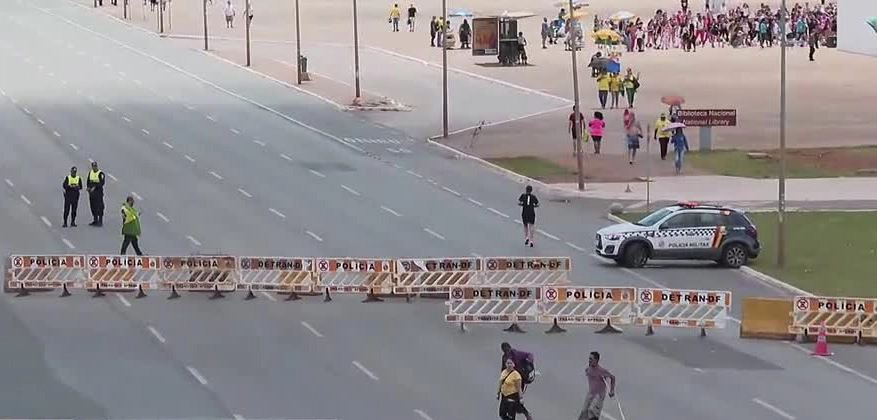 PLANO PILOTO: Trânsito terá alterações neste fim de semana no Eixo Monumental, Eixão Norte e Esplanada