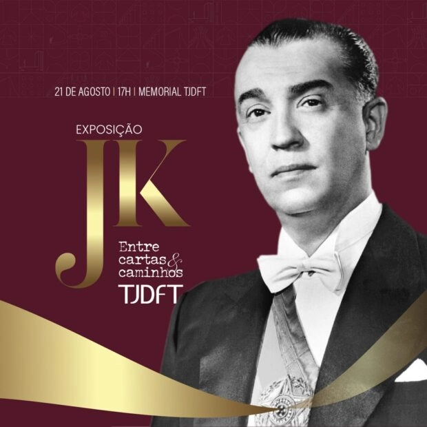 "ENTRE CARTAS E CAMINHOS": Tribunal de Justiça inaugura exposição sobre JK e a criação de Brasília