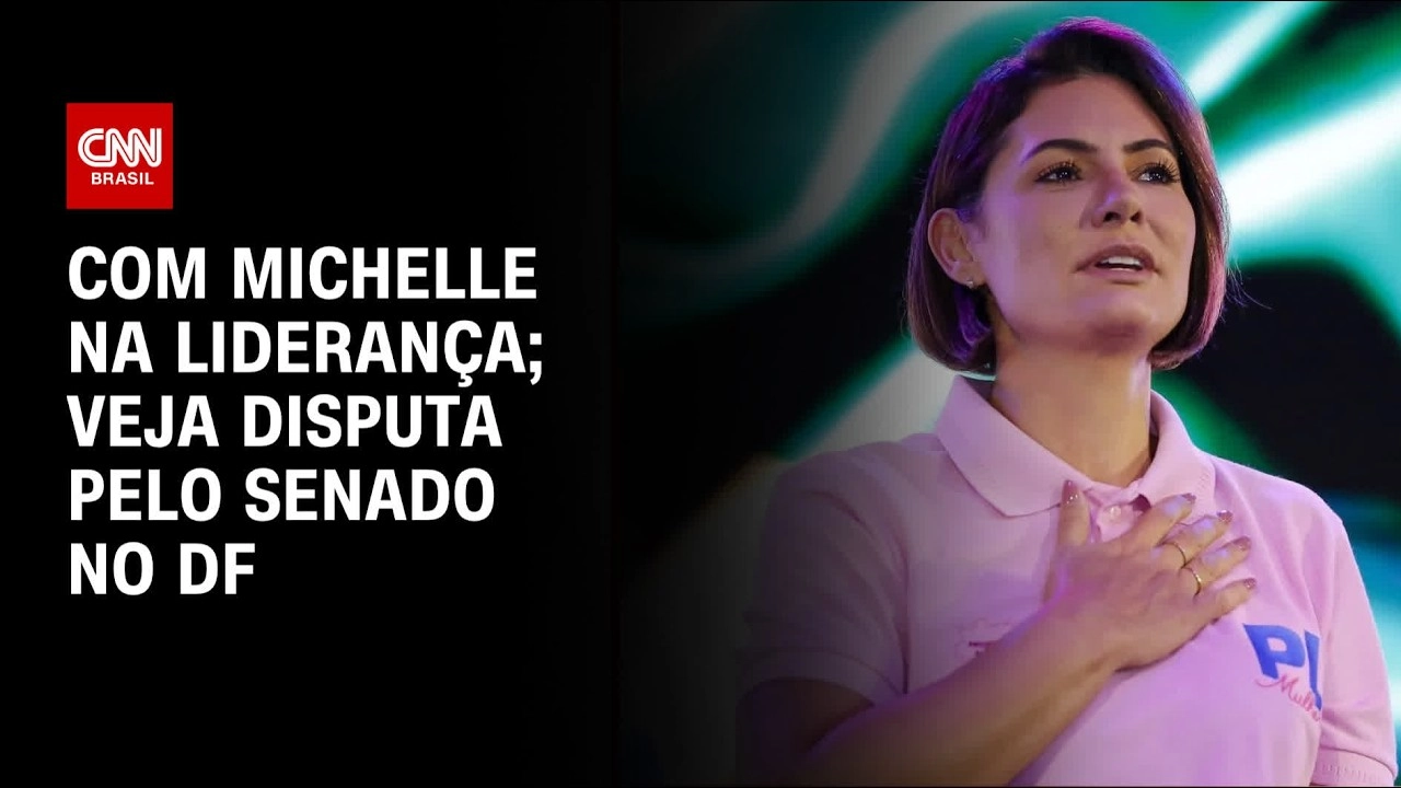 ELEIÇÃO PARA O SENADO DF: Pesquisa aponta Michelle Bolsonaro na liderança, mas 2ª vaga segue indefinida