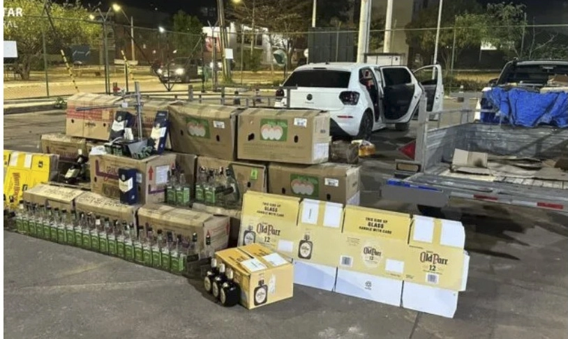 'FRONTEIRA' DF/Go: Operação da Polícia de Brasília apreendeu 1,1 mil garrafas e equipamentos para adulterar bebidas