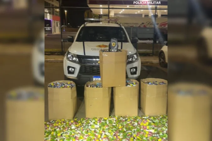 TAGUATINGA: Carga de 720 mil cigarros avaliados em R$ 1 milhão foi apreendida