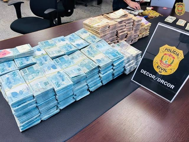 "CEDRO DE OURO": Operação apreende R$ 1,8 milhão em dinheiro em investigação sobre lavagem