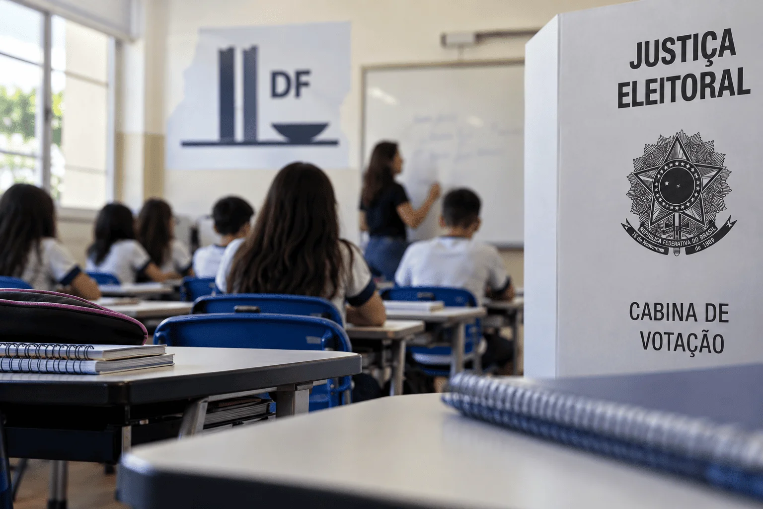 SUSPENSÃO 'SUSPENSA': Escolas privadas fora de locais de votação terão aulas normais no Distrito Federal