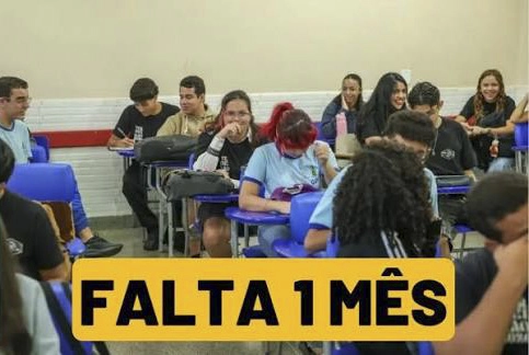 ENEM 2026: Falta um mês para o 1o dia de provas do do Exame Nacional do Ensino Médio