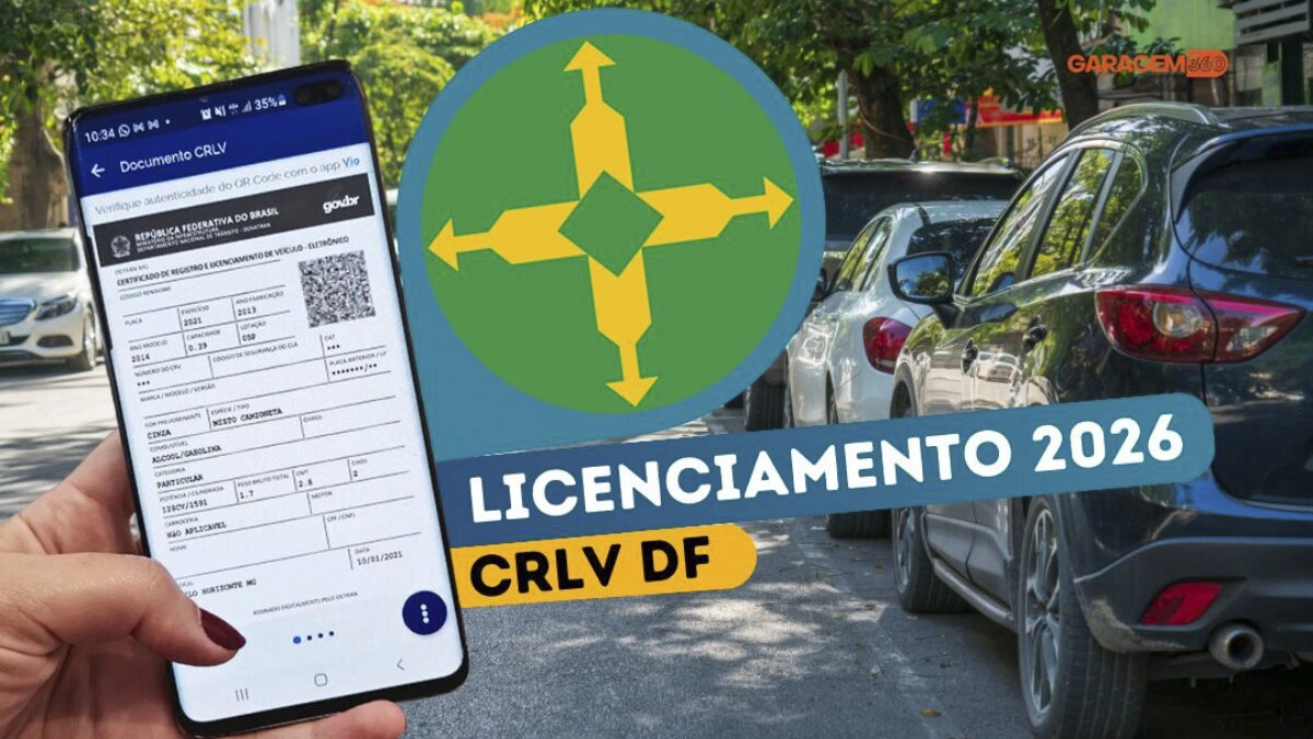 IPVA GDF: Licenciamento 2026 no Distrito Federal já é cobrado para placas 1 e 2