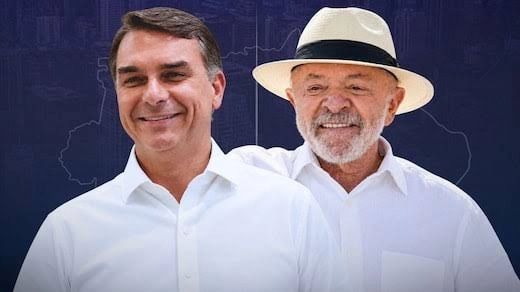 NOVA PESQUISA 2o. TURNO: Flávio tem 52,8% dos votos válidos e abre 5,6 pontos de vantagem sobre Lula