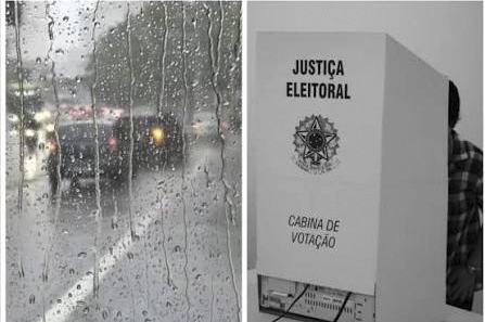 O TEMPO NO DIA DA ELEIÇÃO: Pleito deste domingo tem máxima de 34°C e pancadas isoladas de chuva