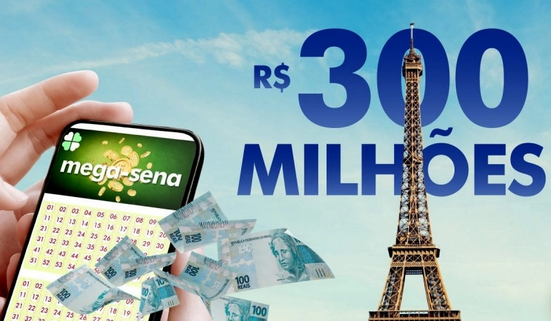 MUITO DINHEIRO: Mega-Sena acumula, e próximo prêmio será de R$ 300 milhões