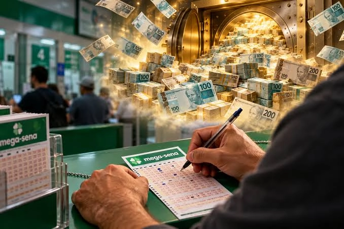 FORTUNA DE R$ 320 MI: Mega-Sena acumulou de novo; próximo sorteio será hoje 4a.