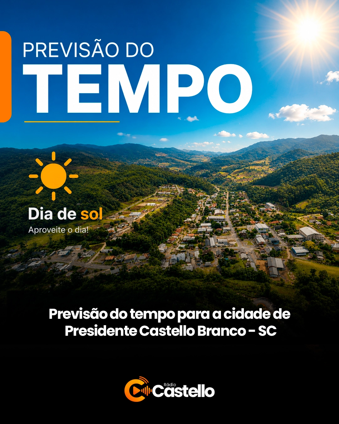 Frio intenso: Presidente Castello Branco registra mínima de 2°C com geada nesta segunda-feira