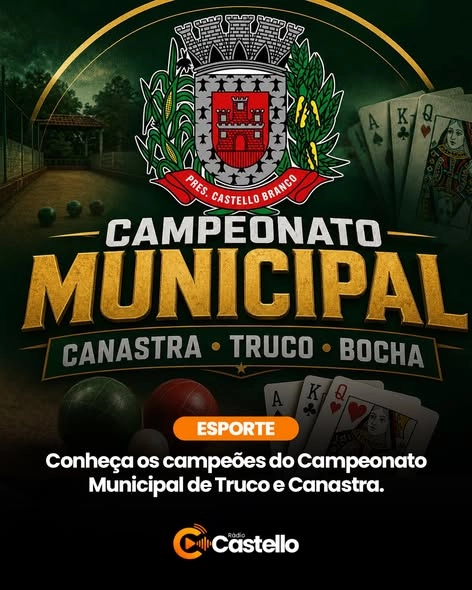 Conheça os campeões do Campeonato Municipal de truco e Canastra